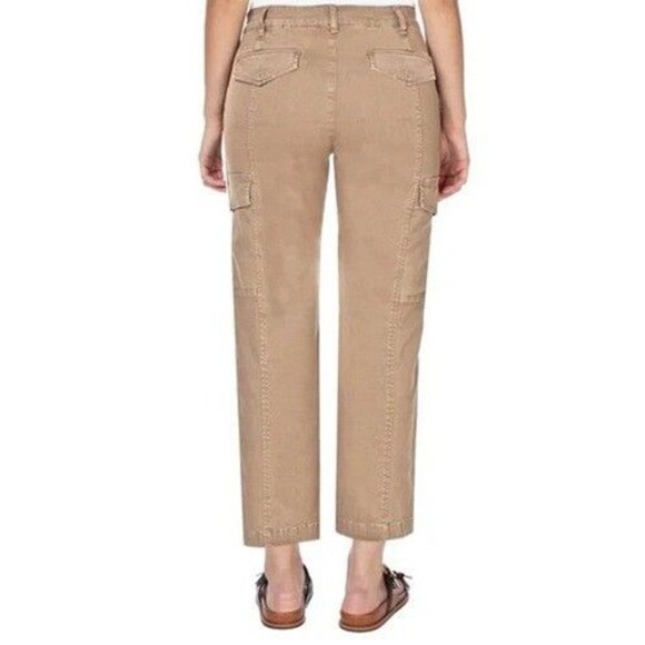 NWOT Well Worn Ladies' Tencel Blend Cargo Pant Tan (Driftwood) Size 14 - Picture 3 of 3